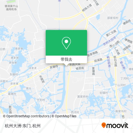 杭州大洲-东门地图