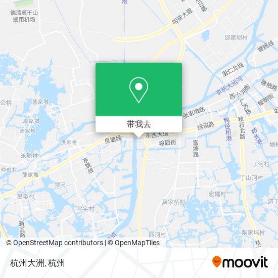 杭州大洲地图