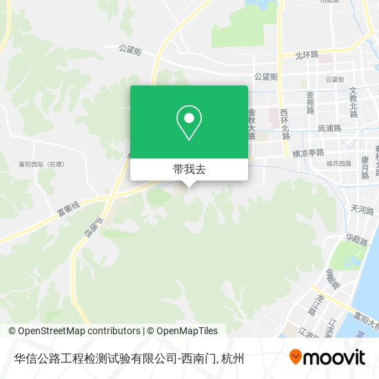 华信公路工程检测试验有限公司-西南门地图