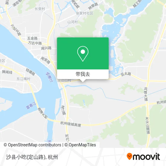 沙县小吃(定山路)地图
