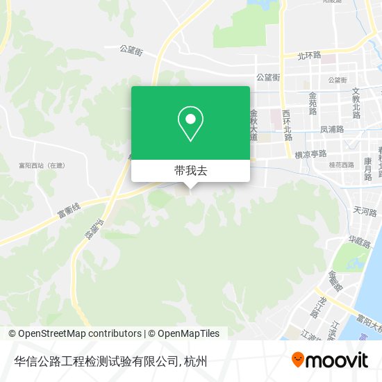 华信公路工程检测试验有限公司地图