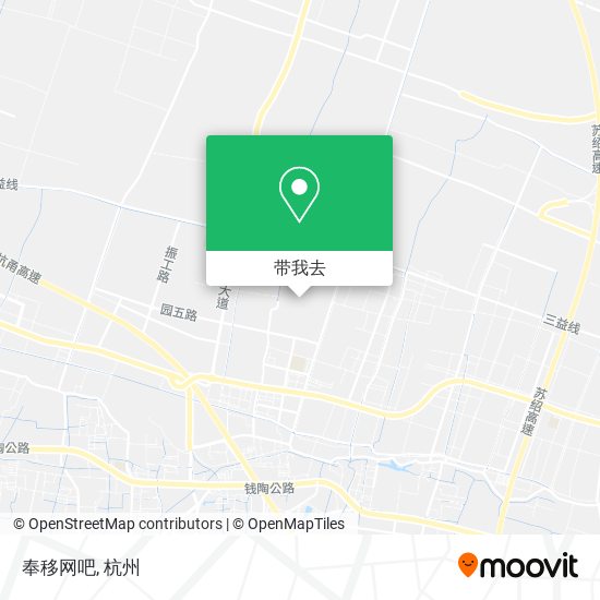 奉移网吧地图