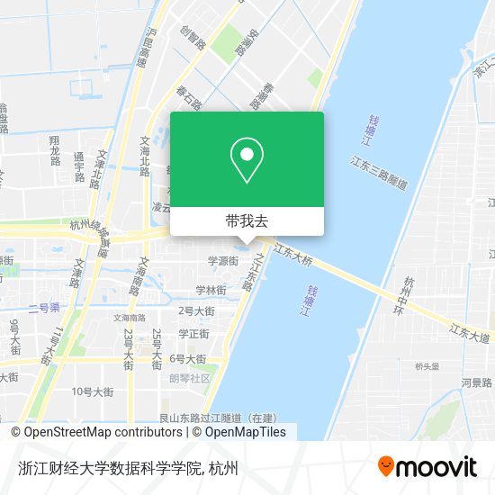 浙江财经大学数据科学学院地图