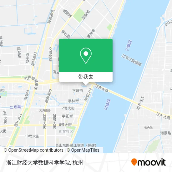 浙江财经大学数据科学学院地图