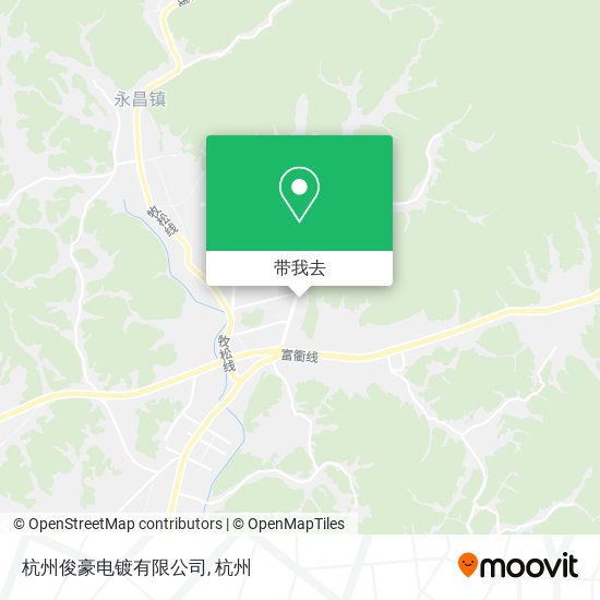 杭州俊豪电镀有限公司地图