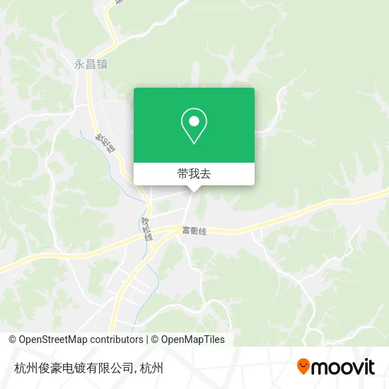 杭州俊豪电镀有限公司地图