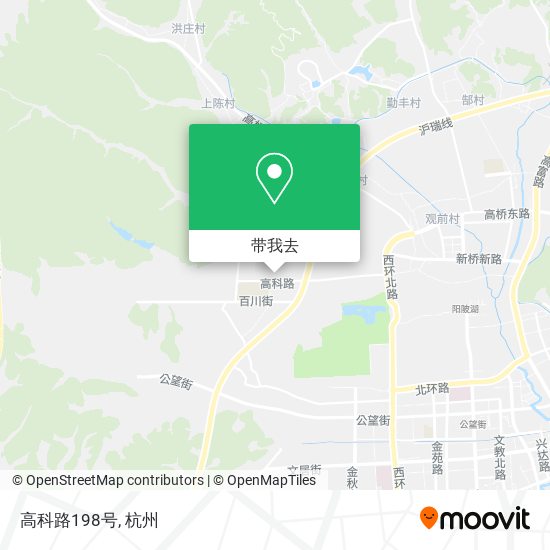 高科路198号地图