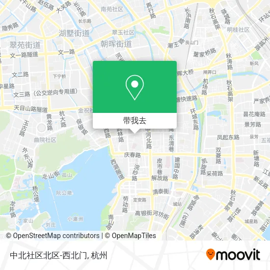 中北社区北区-西北门地图