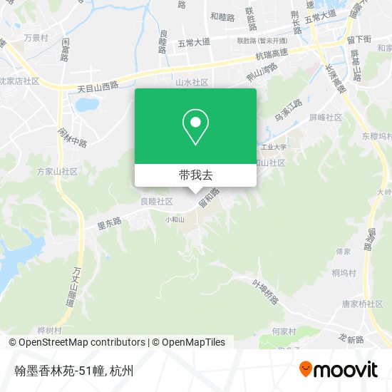 翰墨香林苑-51幢地图