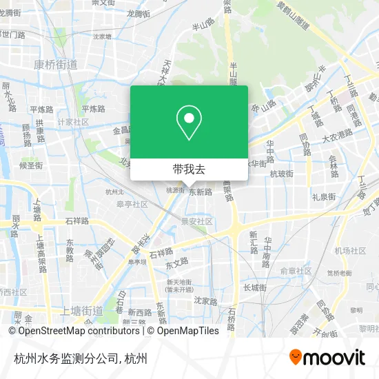 杭州水务监测分公司地图