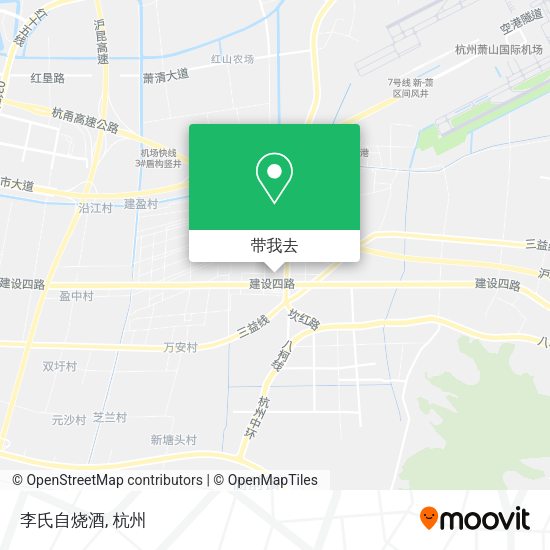 李氏自烧酒地图