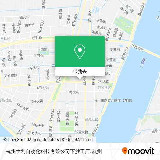 杭州壮利自动化科技有限公司下沙工厂地图