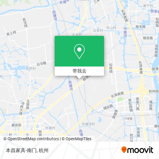 本昌家具-南门地图