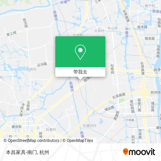 本昌家具-南门地图