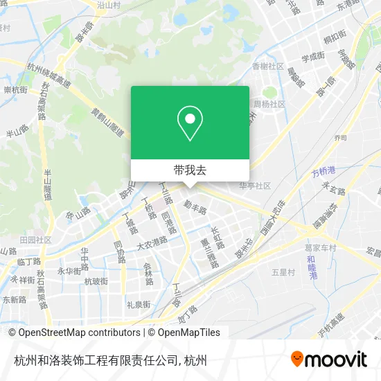 杭州和洛装饰工程有限责任公司地图