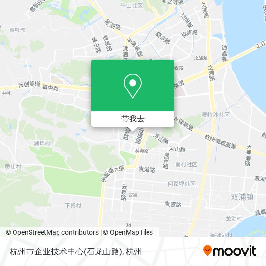 杭州市企业技术中心(石龙山路)地图