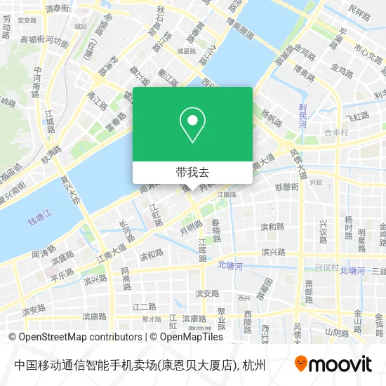 中国移动通信智能手机卖场(康恩贝大厦店)地图