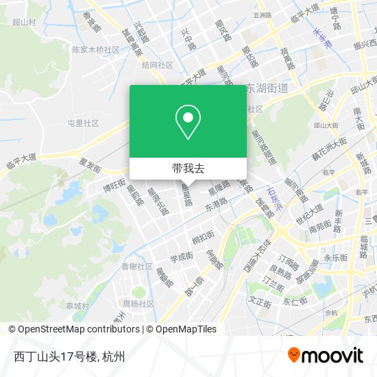 西丁山头17号楼地图