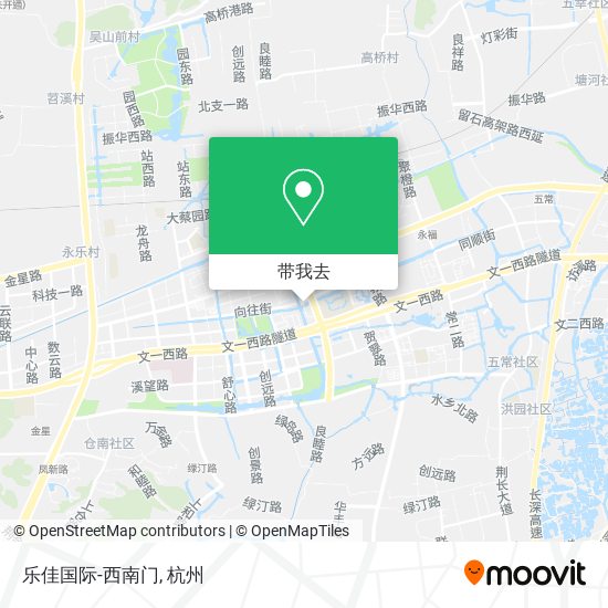 乐佳国际-西南门地图