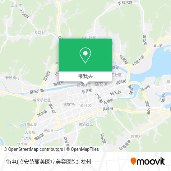 街电(临安芘丽芙医疗美容医院)地图