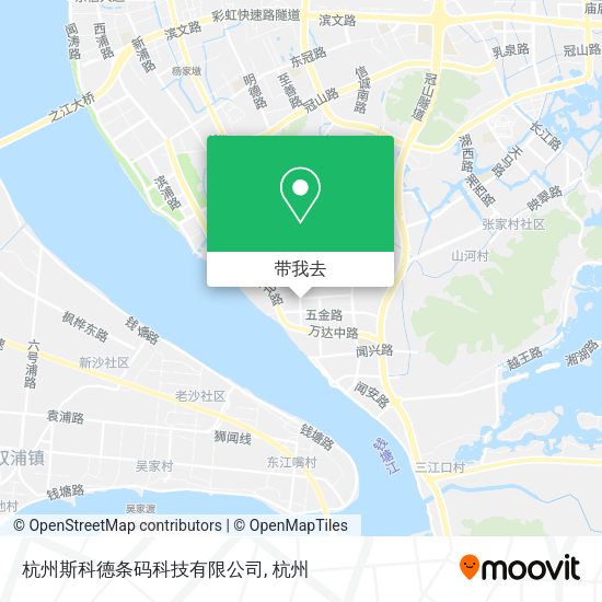 杭州斯科德条码科技有限公司地图