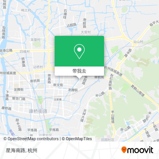 星海南路地图