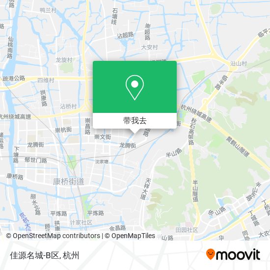佳源名城-B区地图