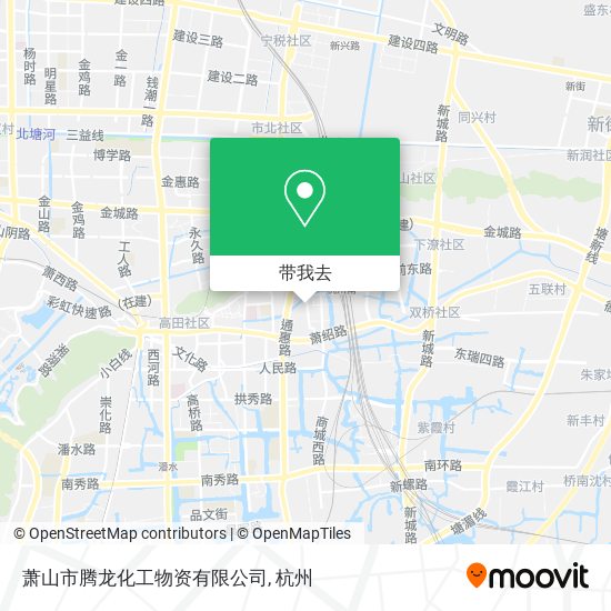 萧山市腾龙化工物资有限公司地图