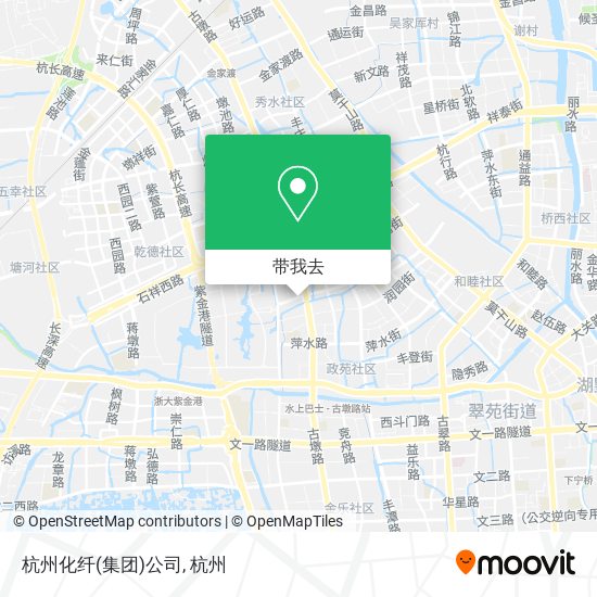 杭州化纤(集团)公司地图