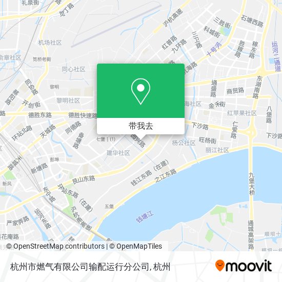 杭州市燃气有限公司输配运行分公司地图