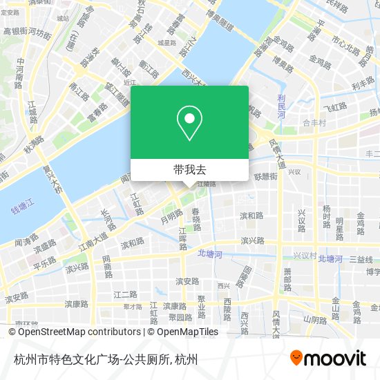 杭州市特色文化广场-公共厕所地图
