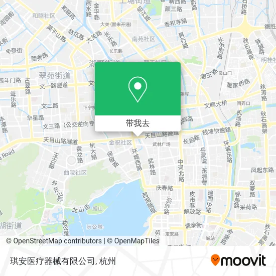 琪安医疗器械有限公司地图