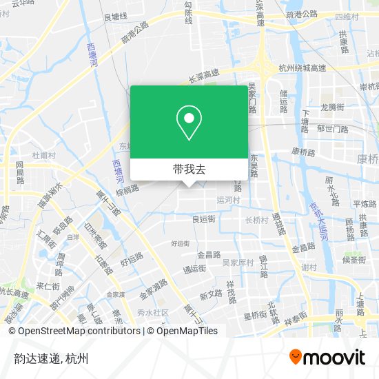 韵达速递地图