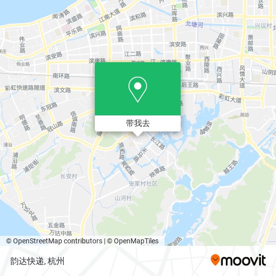 韵达快递地图