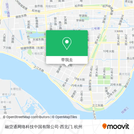 融贷通网络科技中国有限公司-西北门地图