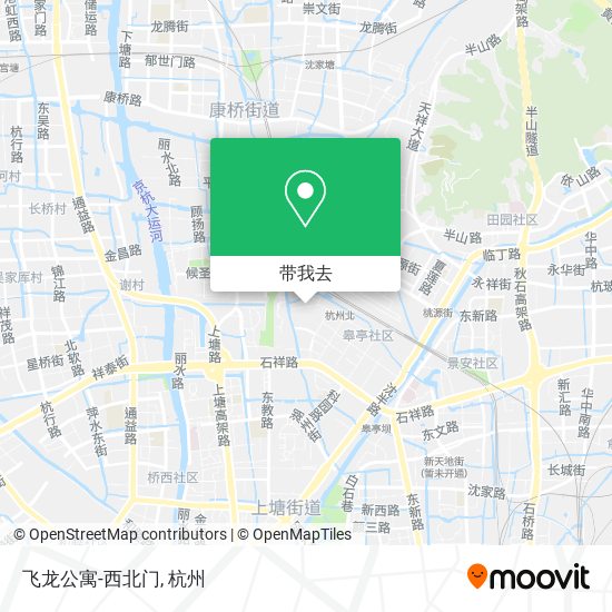 飞龙公寓-西北门地图