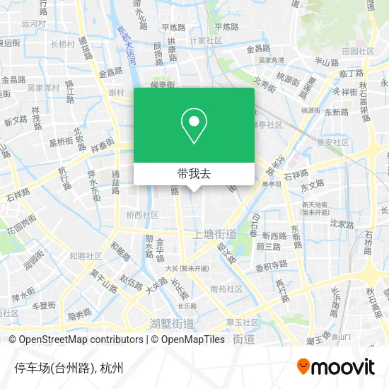 停车场(台州路)地图