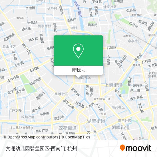 文澜幼儿园碧玺园区-西南门地图