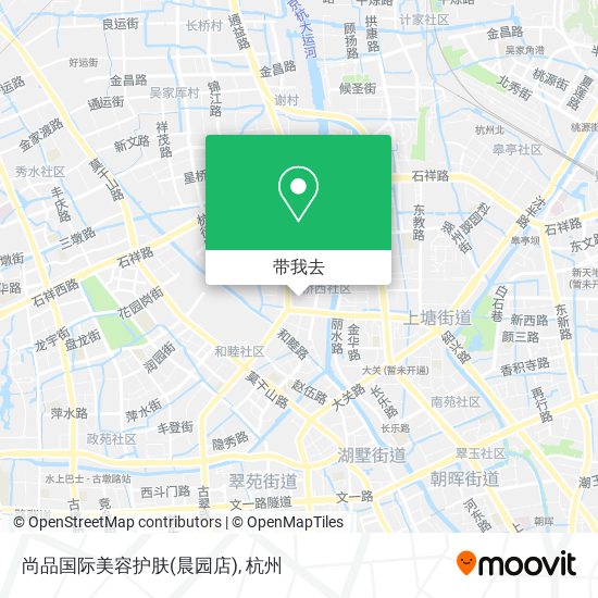 尚品国际美容护肤(晨园店)地图