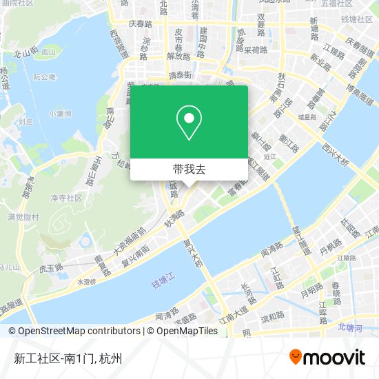 新工社区-南1门地图