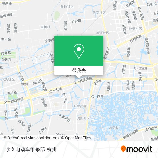 永久电动车维修部地图