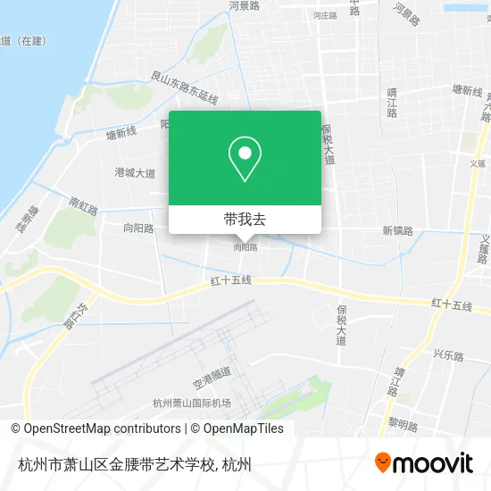 杭州市萧山区金腰带艺术学校地图