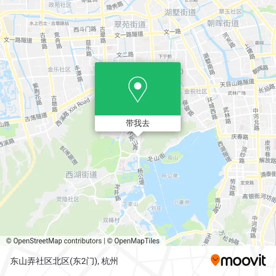 东山弄社区北区(东2门)地图