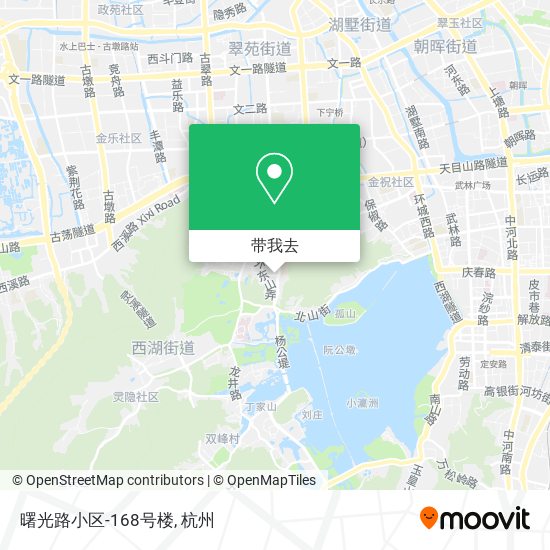 曙光路小区-168号楼地图