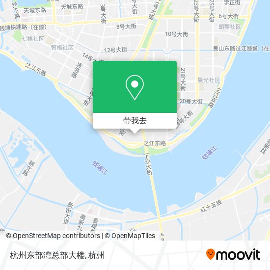 杭州东部湾总部大楼地图