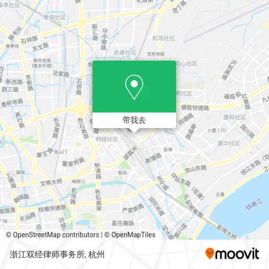 浙江双经律师事务所地图