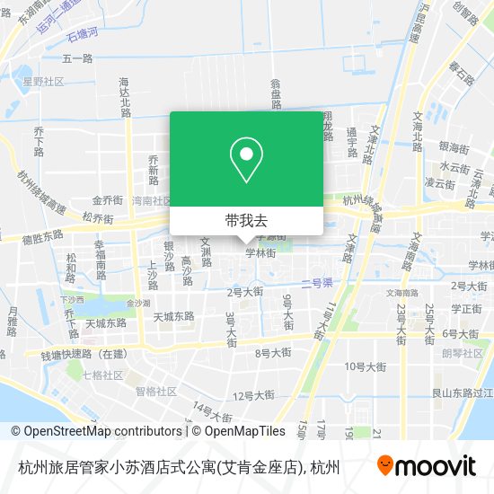 杭州旅居管家小苏酒店式公寓(艾肯金座店)地图