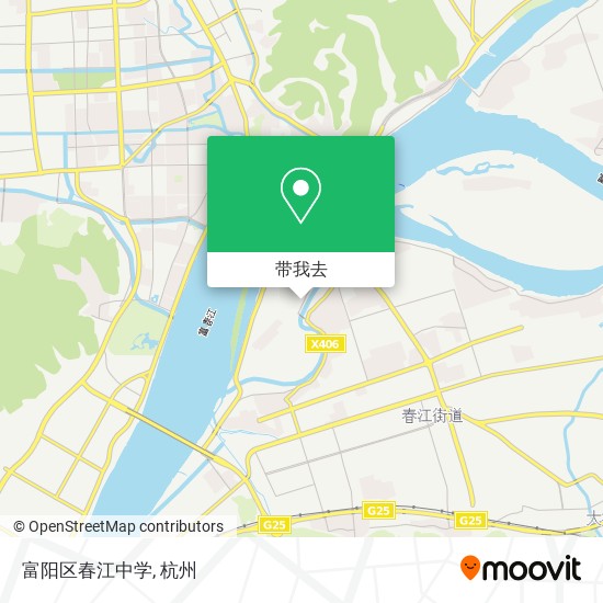 富阳区春江中学地图