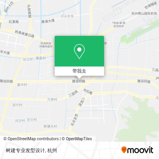 树建专业发型设计地图
