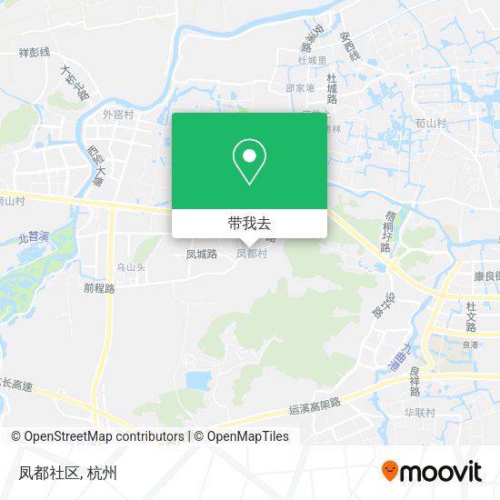 凤都社区地图